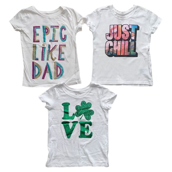 15pc Lot Girls Clothes Fall-Spring Tshirts Tank Tops Shorts Dresses Rompers Sz 5 - Picture 3 of 5